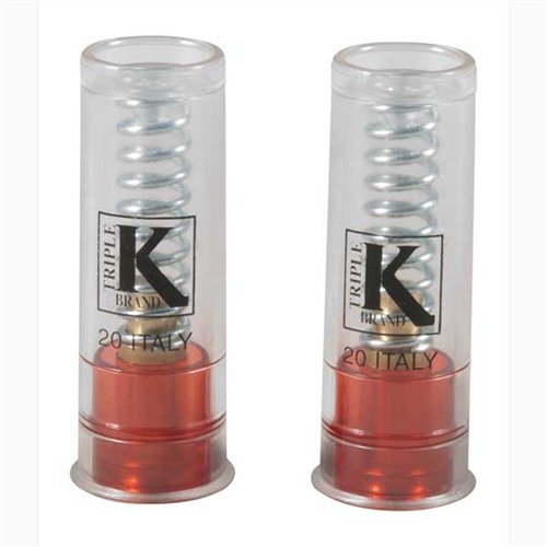 Protect your firearm with TRIPLE-K's Deluxe Snap Caps! 🌟 These 20 gauge dummy rounds cushion the blow, preventing damage during dry firing.