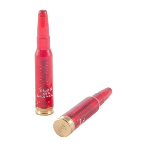 .308 Win Deluxe Snap Caps by TRIPLE-K offer safe dry-fire practice, protecting firing pins and enhancing shooting skills with durable brass and plastic construction.
