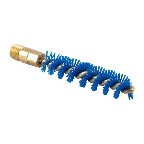 IOSSO NYFLEX shotgun bore brushes feature flexible blue bristles for deep cleaning without scratching, perfect for removing all types of fouling in your firearm.
