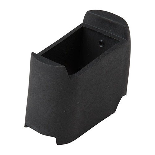 The Lyman Grip Extender for Glock® 17/22 enhances comfort and control by filling the gap for full-size mags in compact guns, made from durable high impact polymer.
