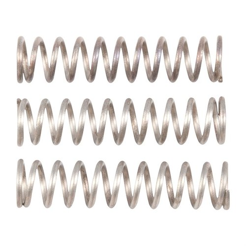Enhance your AR-15's performance with Brownells Rear Sight Elevation Knob Springs, crafted from durable chrome silicon for reliable adjustments, 3-pack.