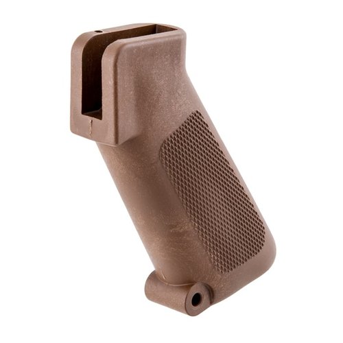 Recreate an American Classic with the Brownells M16A1 Pistol Grip, designed to match original grips for AR-15 and M16 models, available in various colors.