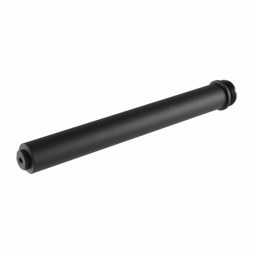 Upgrade your AR-15 with the Brownells Rifle Length Buffer Tube, crafted from durable 7075 aluminum, featuring a matte black anodized finish for enhanced performance.