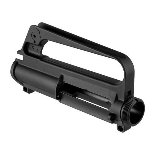 The Brownells AR-15 Slickside Upper Receiver offers authentic retro contours, no forward assist, and a durable anodized finish, perfect for vintage builds.