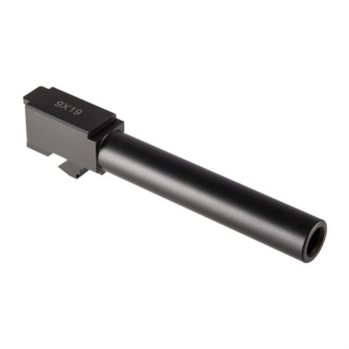 Enhance your Glock® 19 with Brownells Extended Barrel for improved accuracy, better recoil control, and easy drop-in installation in durable 416R stainless steel.