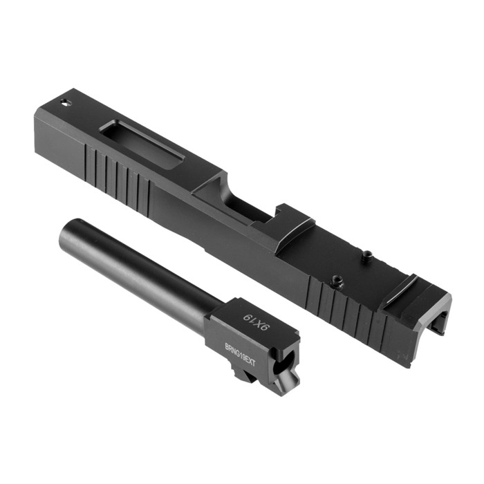 FOR GLOCK® BROWNELLS STANDARD 19LS RMR WINDOW SLIDE & BARREL KIT
