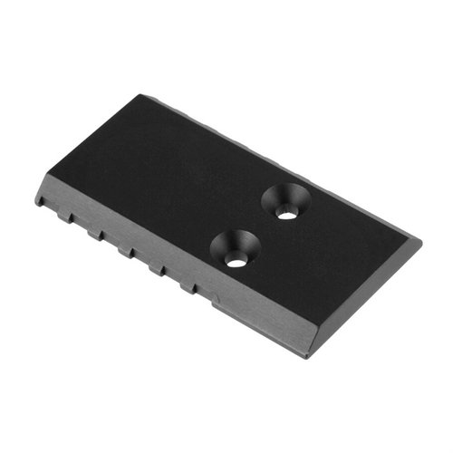 The Brownells ACRO Cover Plate offers a lightweight aluminum design, anodized black finish, and easy installation for seamless use with iron sights.