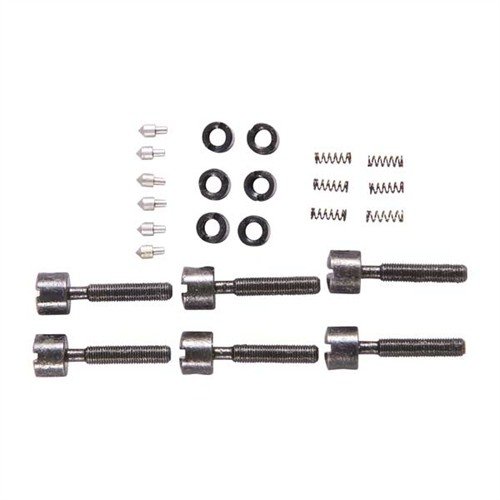 Ensure optimal performance of your S&W rear sights with our Parts Kit #1, featuring essential windage adjustment screws, detent plungers, and springs.