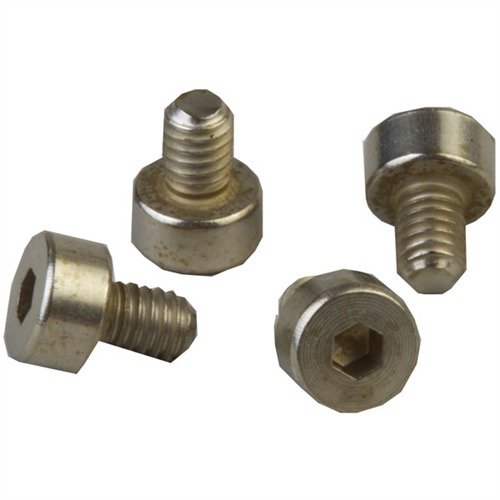 Enhance your RUGER® MK I™/MK II™ with these Nickel Allen Head Grip Screws, offering improved aesthetics and reliable function with durable steel construction.
