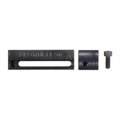 The Brownells Universal Hammer/Sear Pin Block ensures precision alignment and secure support during firearm assembly, enhancing safety and efficiency for gunsmiths.