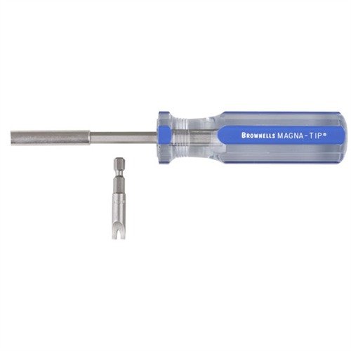 The Ruger D/A Ejector Driver Set features a durable steel ejector bit and a solid grip Magna-Tip handle, perfect for gunsmiths and shooters on the go.