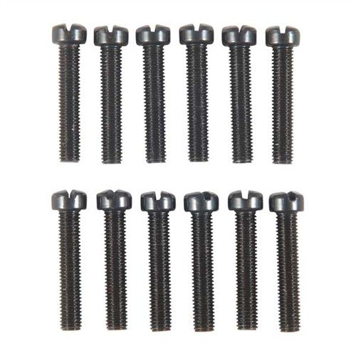 The Brownells Fillister Head Screw Kit offers 240 blued steel screws in 20 sizes, perfect for all your gunsmithing needs, ensuring you have the right fit every time.