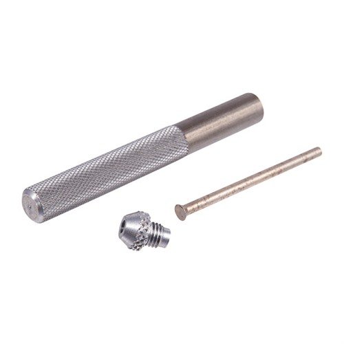 The Brownells 3mm Replaceable Pin Punch Kit is essential for disassembling firearms like Springfield XD/XDM and Beretta, featuring a durable hardened steel punch.