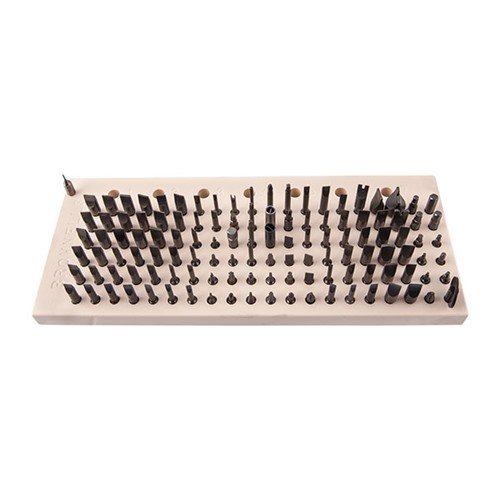 The Brownells Magna-Tip Professional Super Set offers 120 bits for every gun screw, ensuring pristine condition, maximum torque, and versatile handling options.