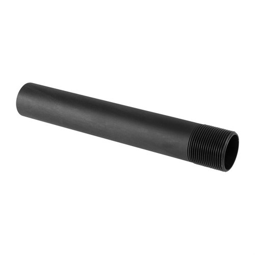 The Brownells AR-15 Pistol Buffer Tube is crafted from durable 6061-T6 aluminum, features a matte black anodized finish, and fits standard AR-15 lowers.