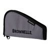 The Brownells Gray Pistol Rug features thick 1 3⁄4" soft padding, a heavy-duty nylon water-resistant outer shell, and a full-length zipper for ultimate protection.