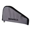 The Brownells Pistol Rug features thick 1 3⁄4" soft padding, a heavy-duty nylon water-resistant outer shell, and a full-length zipper for secure firearm storage.