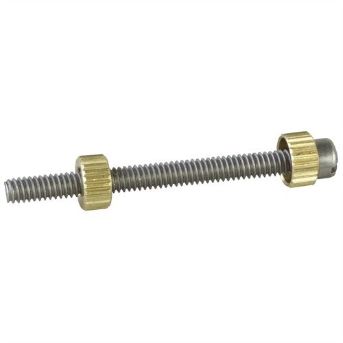 Brownells Escutcheon Screws are made of solid 18-8 stainless steel, ensuring durability and rust resistance, perfect for repairing or upgrading pistol grips.