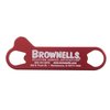 The Brownells Enhanced Anodized Bushing Wrench is crafted from non-marring aluminum, ensuring a secure grip on tight bushings without damage.