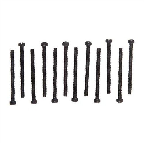 The Brownells Fillister Head Screw Kit offers 240 blued steel screws in 20 sizes, ensuring you have the right fit for any job, with rust prevention and easy trimming.