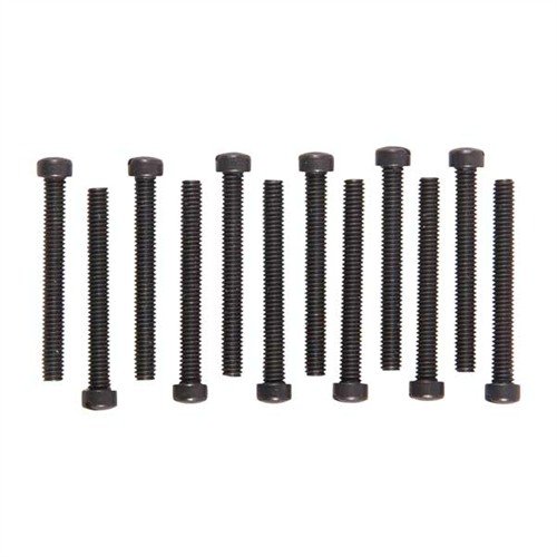 The Brownells Fillister Head Screw Kit offers 240 slotted screws in popular sizes, perfect for any job, easily cut to length, and prevents rust with OXPHO-BLUE.