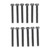 The Brownells 6-32x1" Fillister Head Screw Kit offers durable blued steel screws with a slotted head drive, perfect for all your gunsmithing needs.