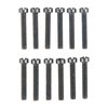 The Brownells 8-32x1" Slotted Fillister Head Screw Kit includes 240 durable blued steel screws, perfect for all your gunsmithing needs with standard thread sizes.