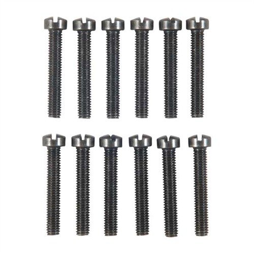 The Brownells Fillister Head Screw Kit includes 240 slotted screws in 20 sizes, perfect for any job, easy to cut, and prevents rust with OXPHO-BLUE.