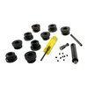 The Brownells Complete Bolt Lapping Tool Kit features an interchangeable design for consistent spring pressure, ensuring precise mating of locking lug recesses.