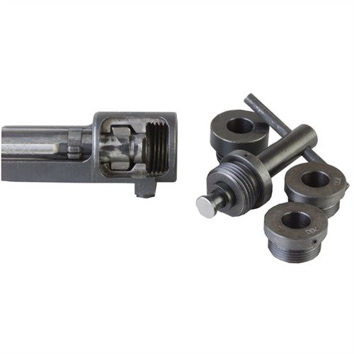 The Brownells 2-Piece Bolt Lapping Kit for Remington 700 ensures precise mating of locking lug recesses with its interchangeable design and constant spring pressure.