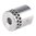 BROWNELLS SHORT MUZZLE BRAKE 30 CALIBER 5/8-24 SS SILVER