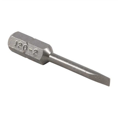 Discover the precision of BROWNELLS MAGNA-TIP THIN-BITS #120-2, designed for narrow, European-style slots, ensuring a perfect fit and enhanced control.