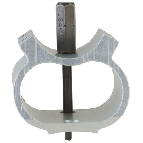 The MAGNA-TIP® See-Thru Ring Bits allow easy access to screws beneath scope rings, featuring longer bits at 1-7/8