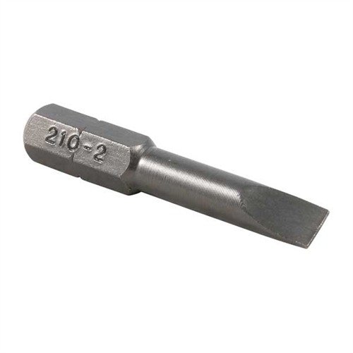 Experience precision with BROWNELLS MAGNA-TIP THIN-BIT #210-2, designed for narrow, European-style slots, featuring super-thin bits at 1½" long.