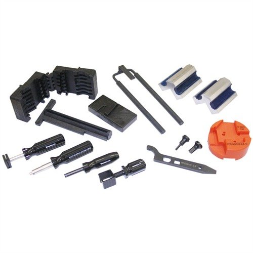 The Brownells AR-15 Armorer's Kit provides all essential tools for efficient maintenance and repair of AR-15/M16 rifles and M4 carbines, ensuring reliability.