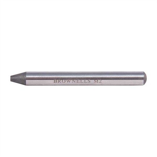 The Brownells Medium Magnetic Pin Starter is 3" long, featuring small and medium hole I.D.s for precise alignment and easy pin insertion in gunsmithing tasks.