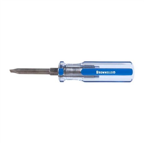 The Brownells Fixed Blade Screwdriver #13 features a .300 shank and .035 blade thickness, ensuring precision and durability for all your gunsmithing needs.