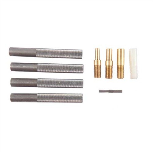 The Brownells 4-Way Nylon/Brass Punch Set features 6 mar-proof punches with a durable 3