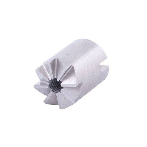 The Brownells 90° Chamfer Cutter (.540" size) allows precise chamfering without a lathe, making it easy to use without removing the barrel from the frame.