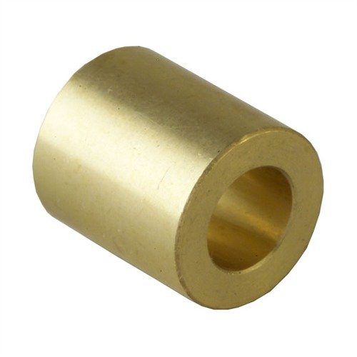 Brownells Chamfer Tool Pilot for .38-40 caliber ensures precise centering, eliminates cutter runout, and allows effective chip removal with removable brass design.