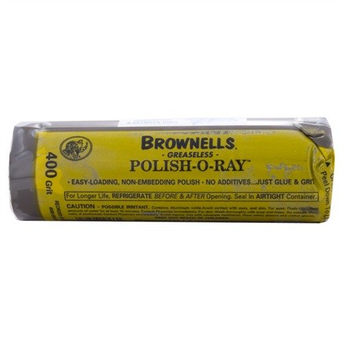 Achieve a flawless finish with BROWNELLS 400 Grit Polish-O-Ray, a premium-grade polish designed for professionals, packed in a convenient 2½lb tube.