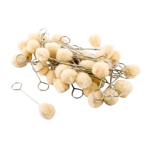 Discover the versatile Brownells Shop Swabs, featuring a strong wire handle and a ¾