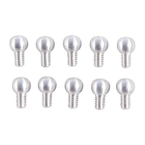 Upgrade your shotgun with Brownells No. 7 Refill Sights, featuring durable brass and aluminum beads, conveniently packaged in a clear plastic box.