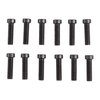 The Brownells Sight Base Screw Kit offers 12 slotted-head screws in various sizes, chrome-plated tweezers, and a Checker/Shortener Jig for effortless sight mounting.