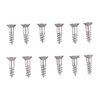 The Brownells Unplated Steel Flat Head Wood Screw Kit offers 12 versatile sizes, ideal for browning or blueing without plating interference, made in the USA.