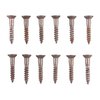 This 12-pack of unplated steel flat head wood screws is perfect for browning or bluing, featuring an 82° shoulder for standard countersinks and no plating to remove.