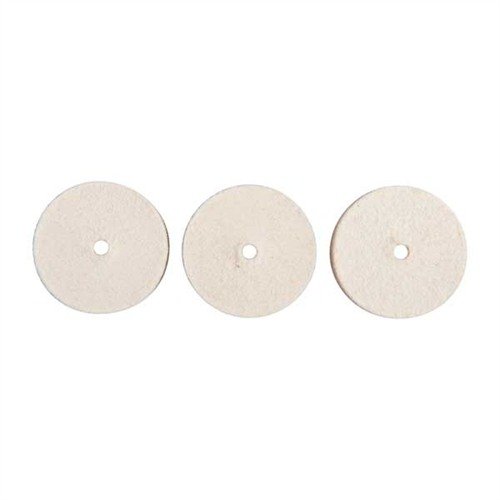 Brownells unmounted Felt Bob Square 1"x3/8" 3 pack eases polishing of odd shapes and tough-to-reach places, perfect for fine detailing in gunsmithing.