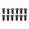 Get 168 blued socket head screws for Redfield/Leupold bases, complete with a compartmented kit box and tools, ideal for custom installations.