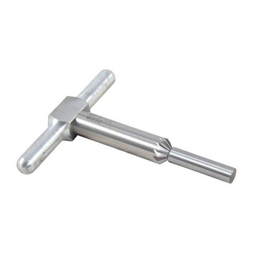 Effortlessly break sharp edges on rifle and handgun muzzles while enhancing cylinder filling speed on revolvers with the precision of the Brownells 45° Cutter.