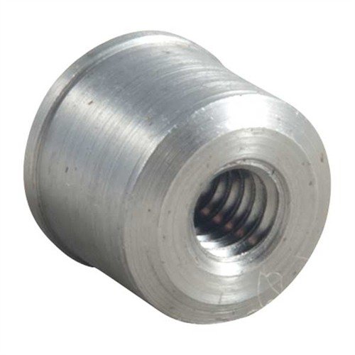 The 45° chamfering cutter ensures clean bullet exits and faster reloading for revolvers, featuring a hardened steel design and interchangeable pilots for various calibres.